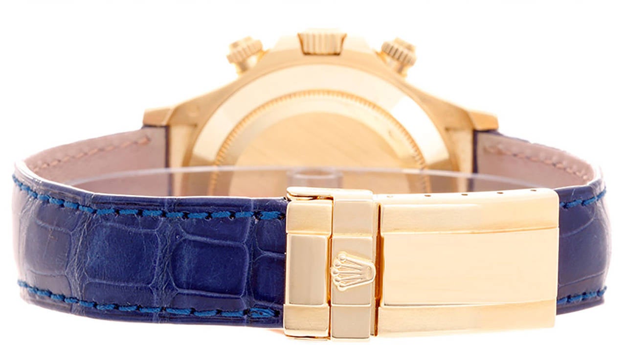 Rolex Yellow Gold Cosmograph Daytona Wristwatch Ref 116518