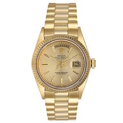 Rolex Yellow Gold Day-Date President Wristwatch Ref 18038