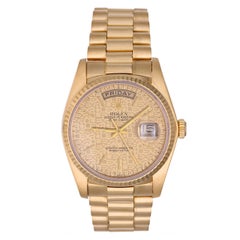 Rolex Yellow Gold Day-Date President Wristwatch Ref 18038
