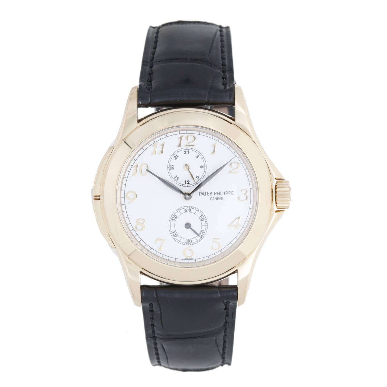 Patek Philippe Yellow Gold Travel Time Wristwatch