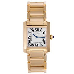 Cartier Tank Francaise Midsize Yellow Gold Men's/Ladies Watch W50014N2