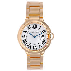 Cartier Rose Gold Ballon Bleu Midsize Wristwatch