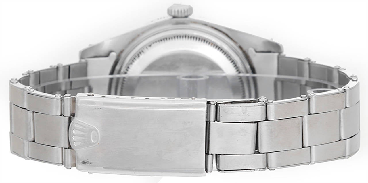 Rolex Stainless Steel Four-Line Submariner Wristwatch Ref 6536/1 circa 1950s