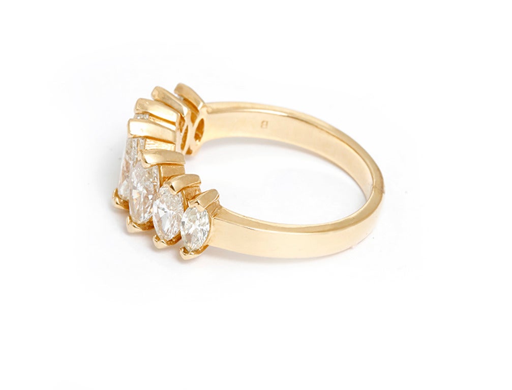 Amazing Sparkling Diamond Yellow Gold Ring at 1stdibs Amazing Sparkling Diamond Yellow Gold Ring at 1stdibs