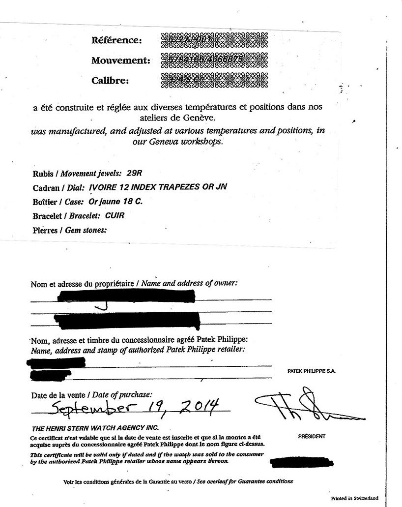 Men's Patek Philippe Yellow Gold Calatrava Automatic Wristwatch Ref 5227J