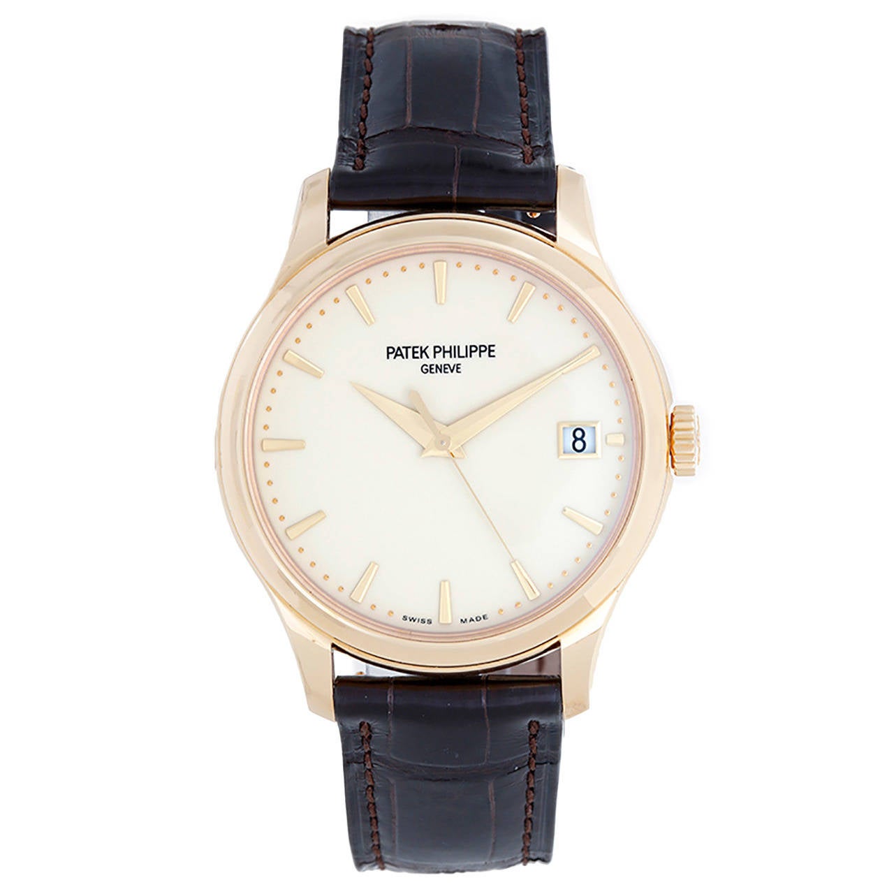 Patek Philippe Yellow Gold Calatrava Automatic Wristwatch Ref 5227J