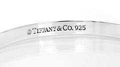 Tiffany & Co. Notes Sterling Silver Bangle Bracelet