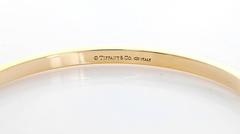 Tiffany & Co. Atlas Yellow Gold Bangle Bracelet