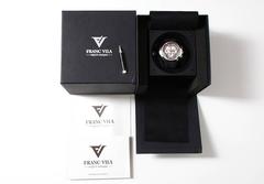 Franc Vila Fva9 Chronograph Master Quantieme Moon Phase Carbon Fiber Men's Watch