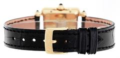 Chopard yellow Gold diamond Happy Sport square wristwatch ref 27/6679-23