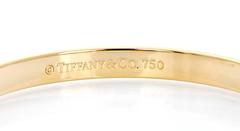 Tiffany & Co. Notes Gold Bangle Bracelet
