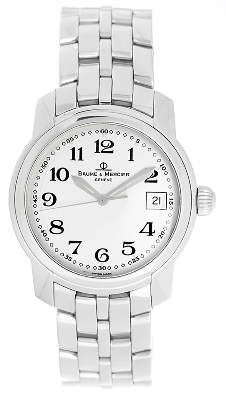 Baume & Mercier Stainless Steel Quartz Wristwatch