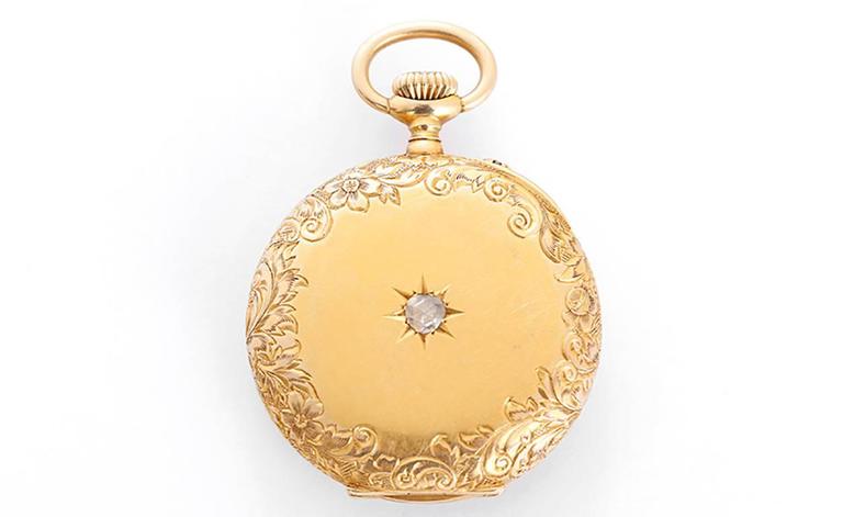 Patek Philippe Lady's Yellow Gold Diamond Pocket Pendant Watch at 1stDibs