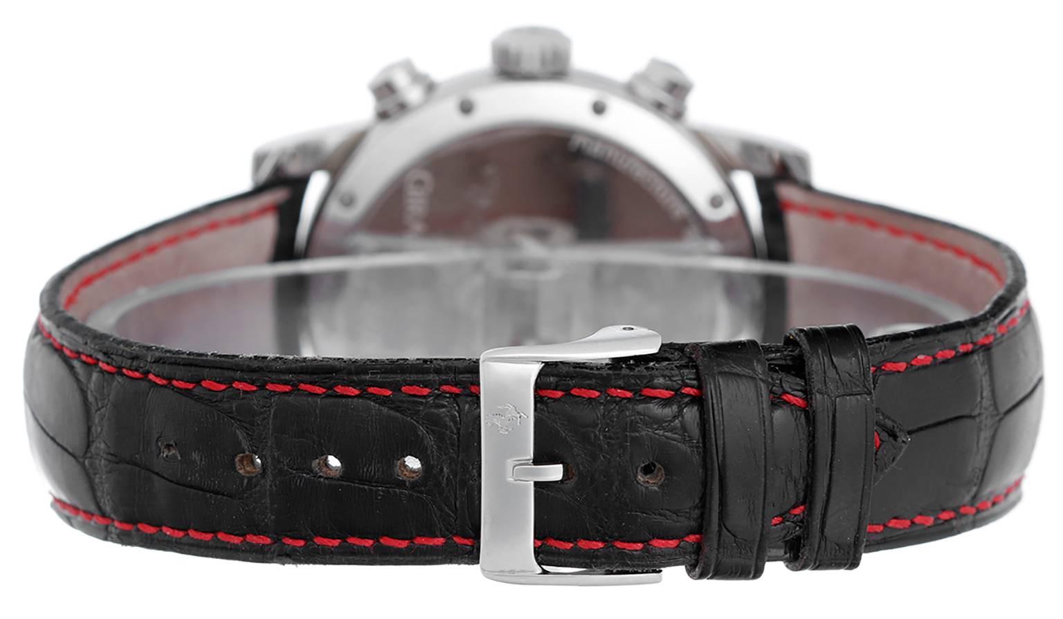 Men's Girard Perregaux Stainless Steel Ferrari Modena Chronograph Automatic Wristwatch