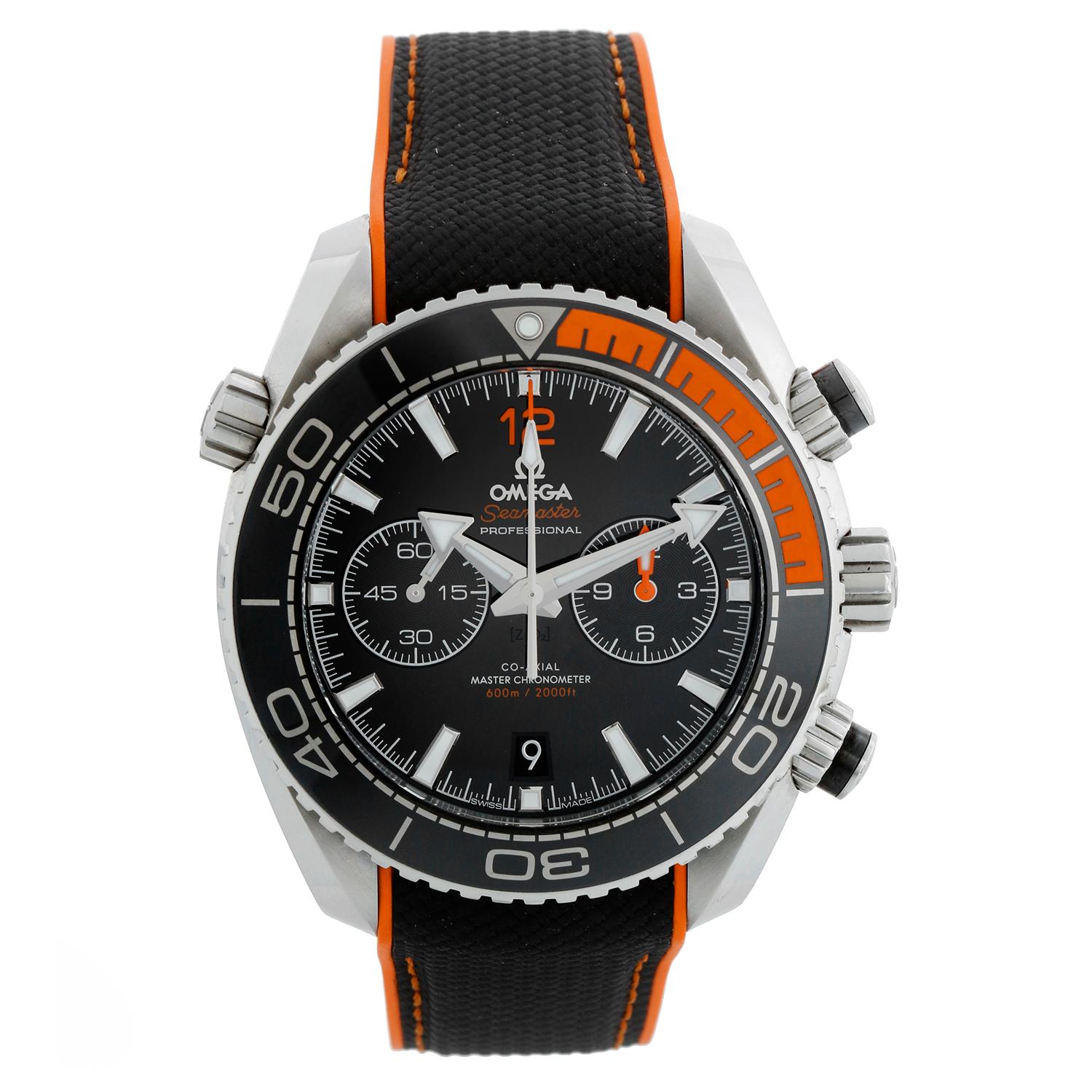 Omega Seamaster Planet Ocean 600M Master Chronometer Chronograph - Cronógrafo automático, calibre 9900 Co-Axial, 60 horas de reserva de marcha. Omega Seamaster Planet Ocean 600M Cronómetro Maestro Cronógrafo. Caja de acero inoxidable con bisel de