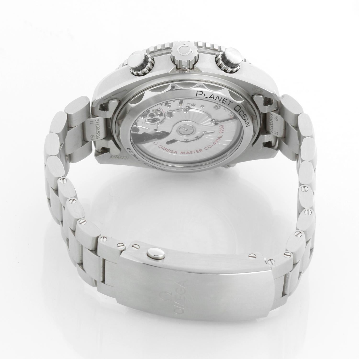 Omega Seamaster Planet Ocean 600M Cronómetro Maestro Cronógrafo en Excelente estado para la venta en Dallas, TX
