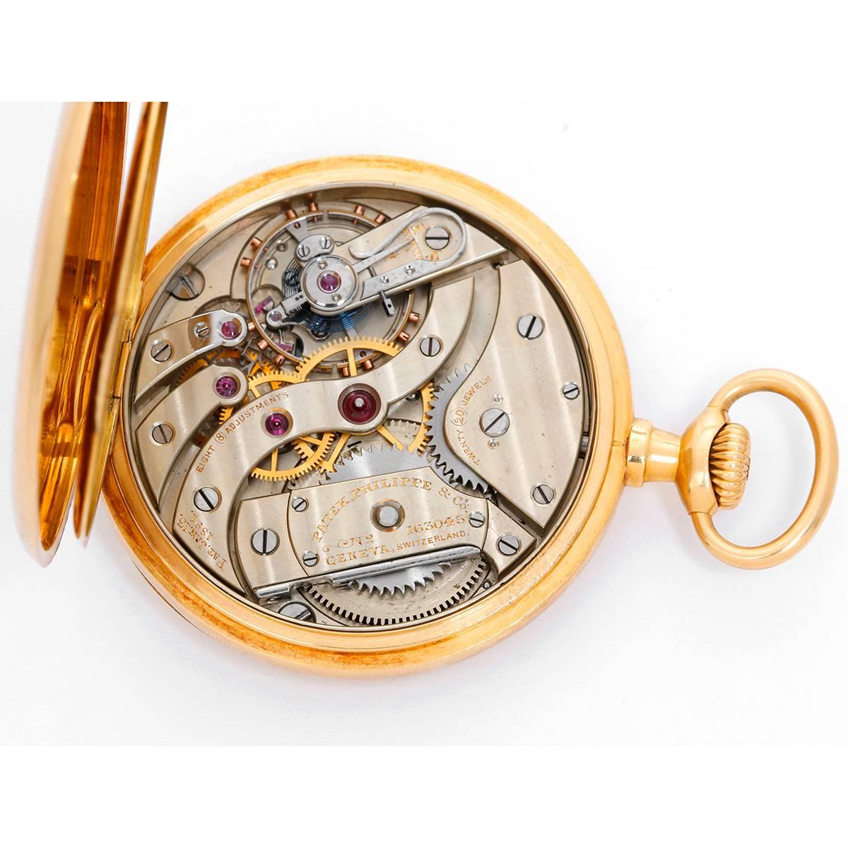 Patek Philippe & Co. Yellow Gold Open Face Dress Pocket Watch 1