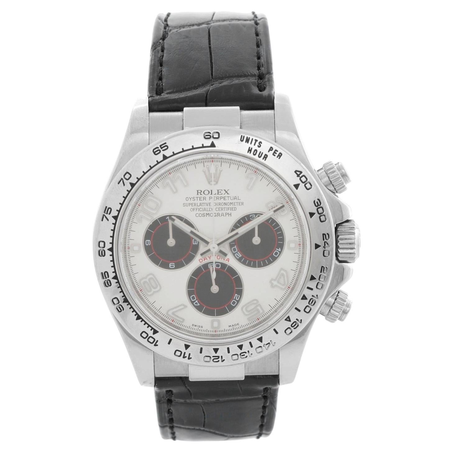 Rolex Cosmograph Daytona Weißgold Uhr 116519 im Angebot