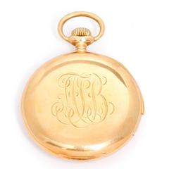 Tiffany & Co. Minute Repeater Gold Pocket Watch