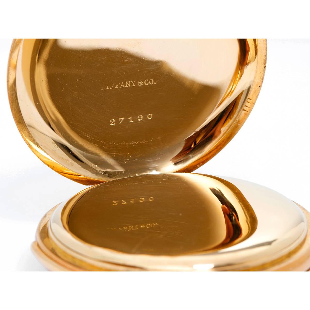 Men's Tiffany & Co. Minute Repeater Gold Pocket Watch