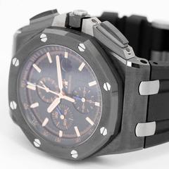 Audemars Piguet black ceramic Royal Oak Offshore Automatic Wristwatch