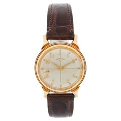 Very Rare Collector's Piece Men's Hamilton Stormking II 14k Solid Gold Dress Wat