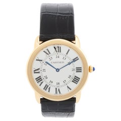 Cartier Ronde Solo de Cartier 18K Yellow Gold and Stainless Steel Watch W6700455