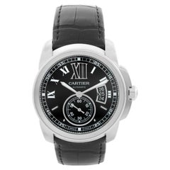 Cartier Calibre de Cartier Herrenuhr aus Edelstahl W7100014 3389