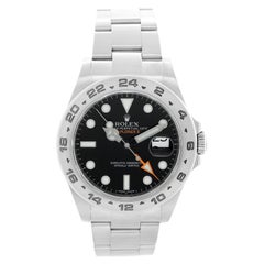 Rolex Explorer II Men's Stainless Steel Watch 216570 Black Dial with Date