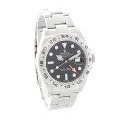 Rolex Explorer II Men's Stainless Steel Watch 216570 Black Dial with Date