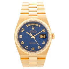 Rolex Oysterquartz Day-Date Men's 18K Gold Watch 19018