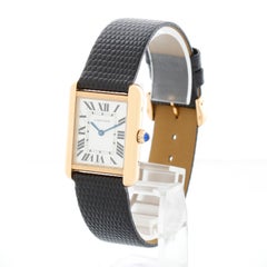 Mens Cartier Tank Solo Yellow Gold Watch 2743 W1018755