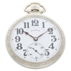 llinois Bunn Special Railroad Approved Circa 1922 Pocket Watch W/ Original Box