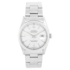 Rolex Datejust Men's Stainless Steel Watch Silver Dial 16220