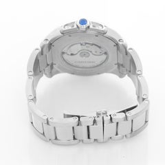 Cartier Calibre Herrenuhr aus Edelstahl, 42 mm, W7100015 3389