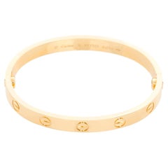 Cartier Love Armband aus 18 Karat Gelbgold, Größe 15