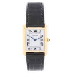 Orologio Cartier Tank Louis unisex in oro giallo 18 carati con movimento al quarzo W1512856 8810