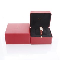 Cartier Rose Gold Small Tank Americaine With Diamonds 2503 WJTA0002