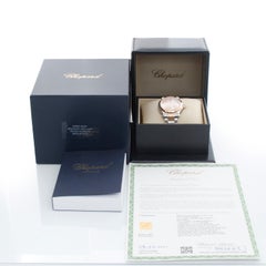 Chopard Damenuhr „Happy Sport“ aus Roségold und Edelstahl, Modell 278559-6019