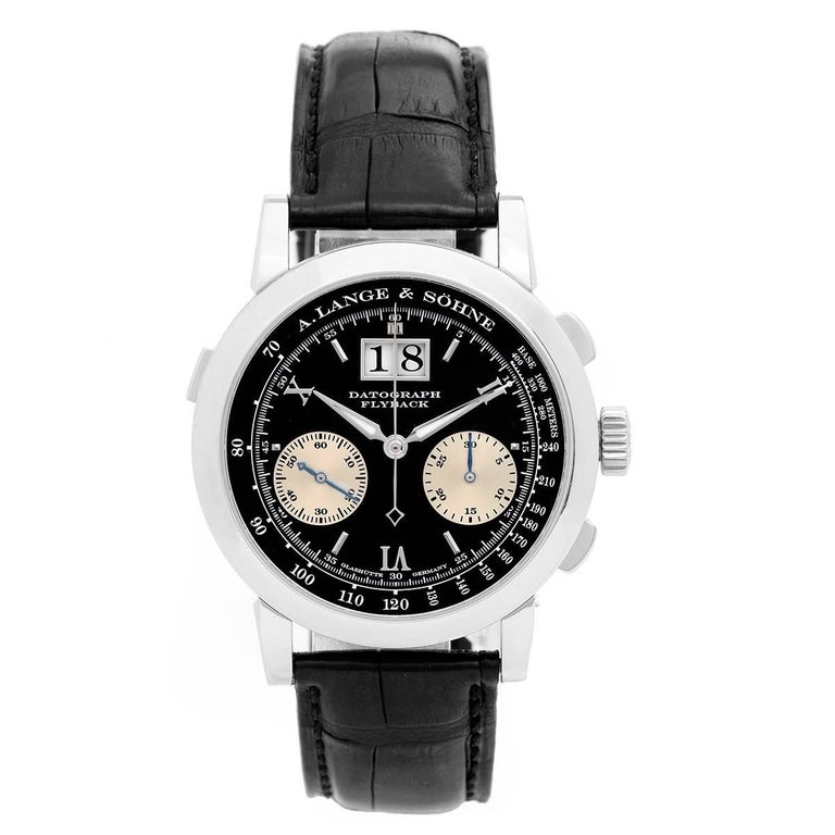 A. Lange and Sohne Platinum Datograph Automatic Wristwatch Ref 403.035 ...