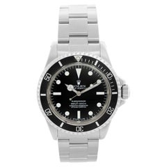 Rolex Submariner Herren-Vintage-Uhr aus Edelstahl 5512