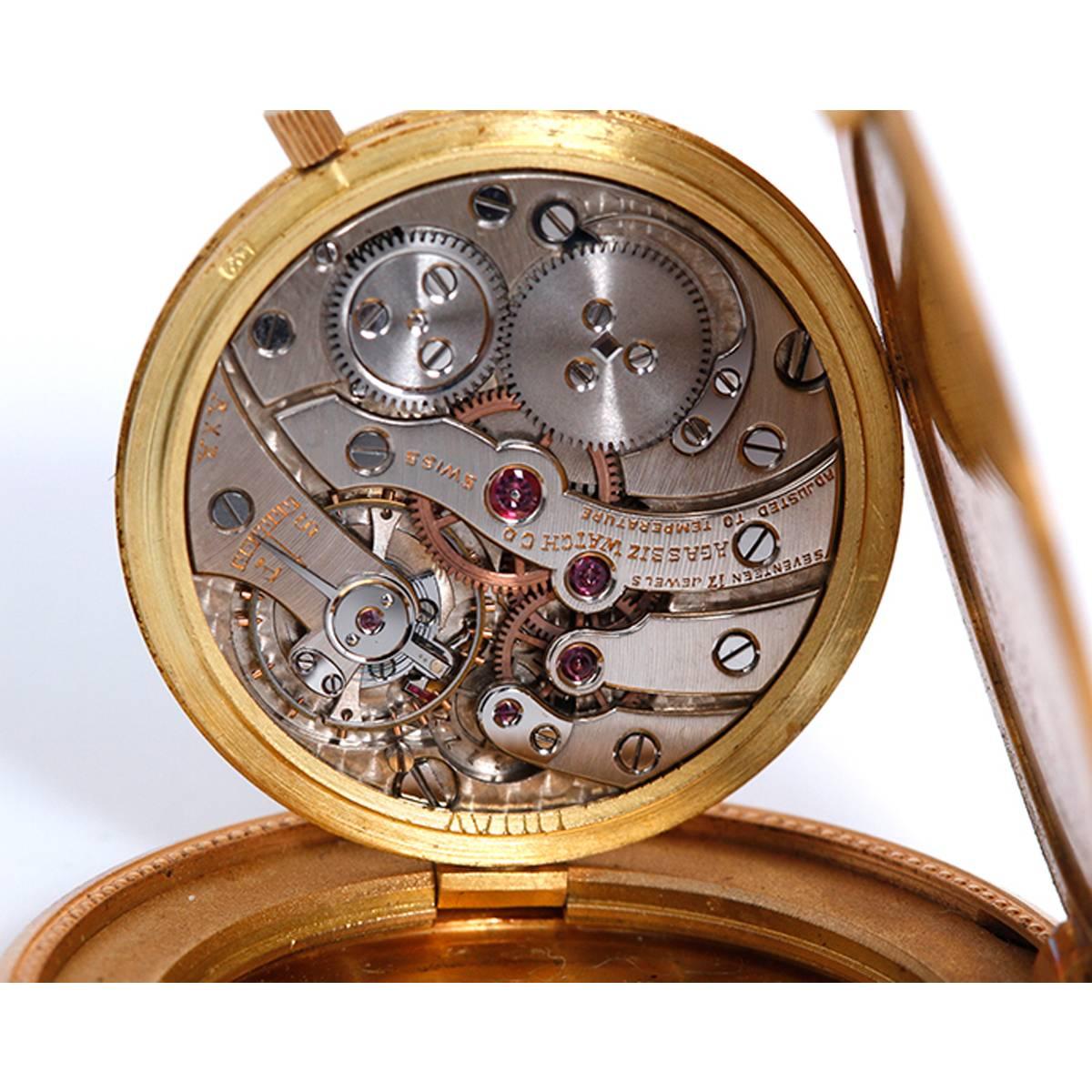 Women's or Men's Agassiz $20 Gold Coin Manual Wind Pocket Watch