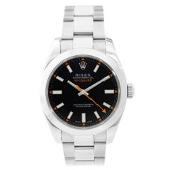 Rolex  Stainless steel Milgauss Automatic Wristwatch Ref 116400