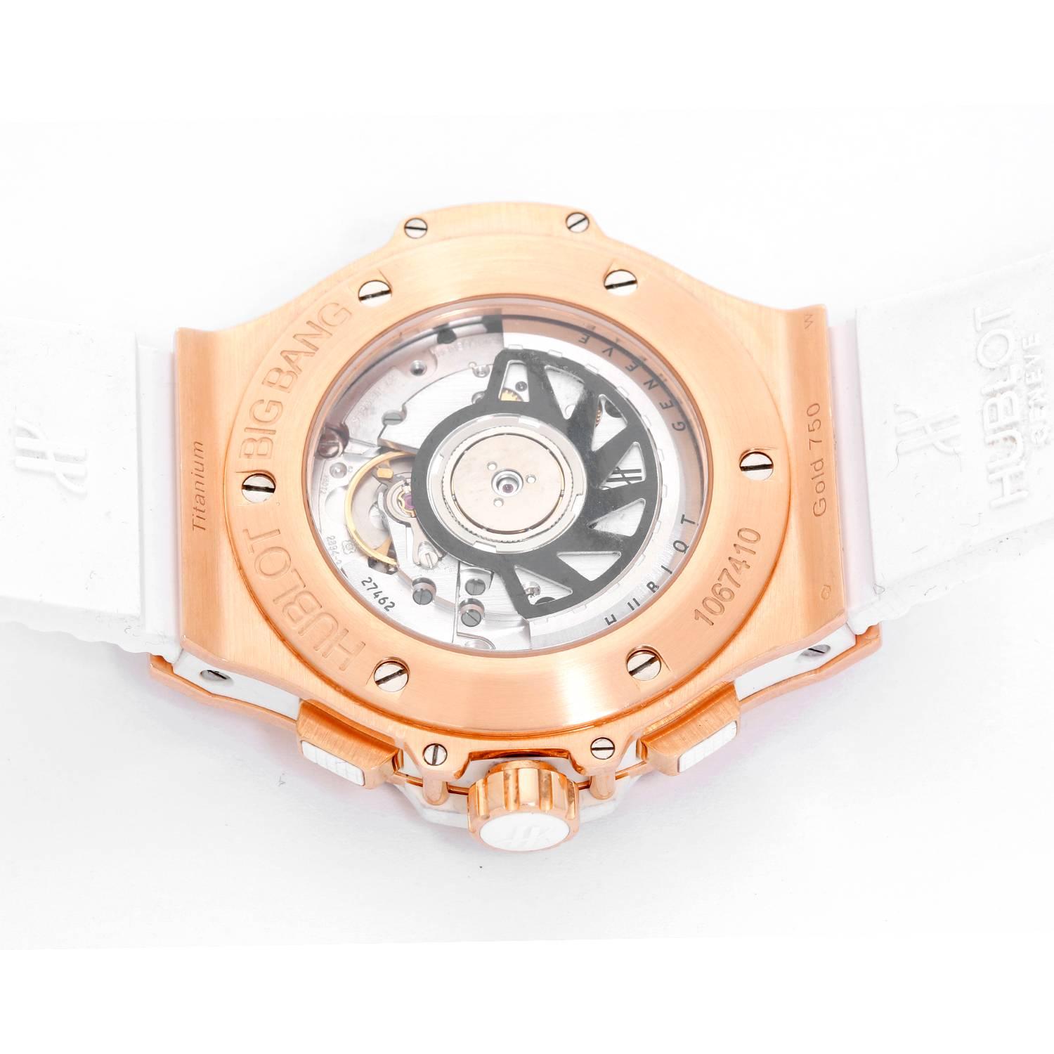 Women's or Men's Hublot Rose Gold Big Bang Portocervo Automatic Wristwatch