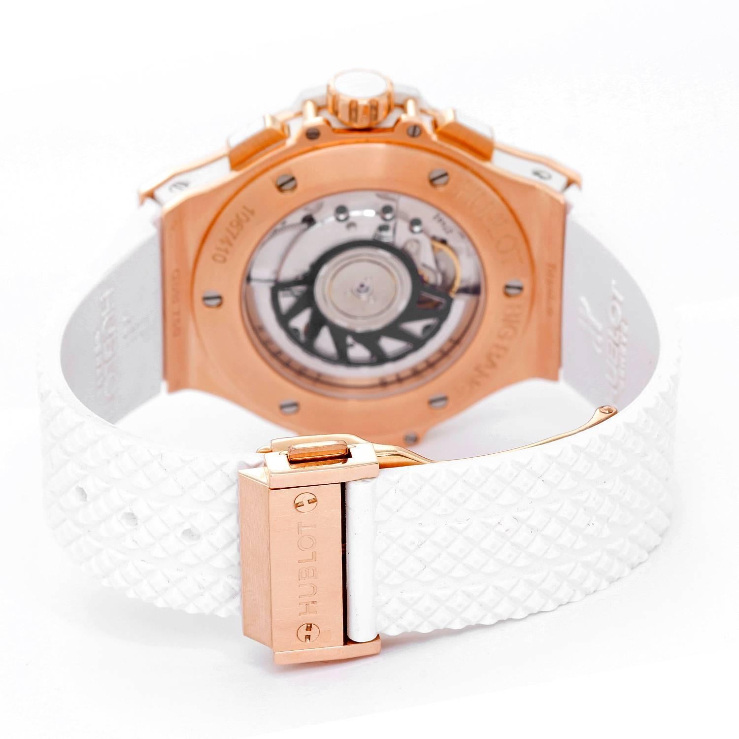 Hublot Rose Gold Big Bang Portocervo Automatic Wristwatch In Excellent Condition In Dallas, TX
