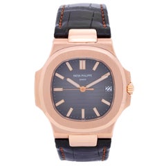 Patek Philippe & Co. Rose Gold Nautilus Automatic Wristwatch Ref 5711R-001