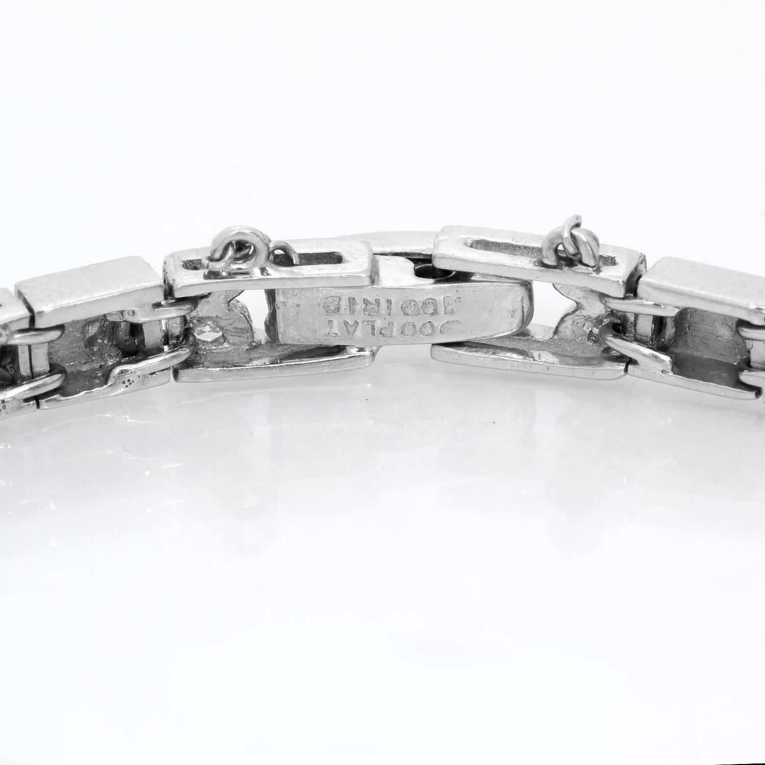Rolex Ladies Platinum Diamond Vintage Mechanical Wristwatch 1