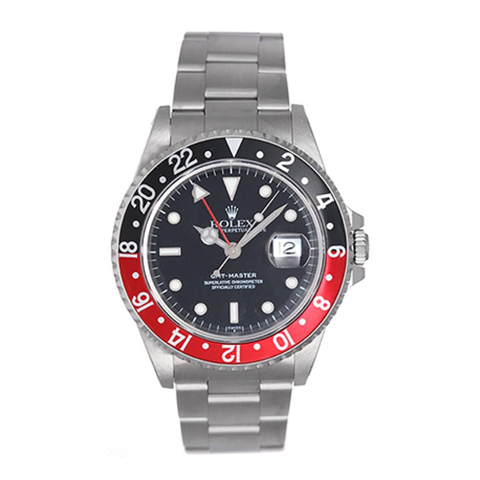 Rolex Stainless Steel GMT-Master Automatic Wristwatch Ref 16700