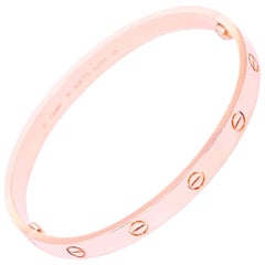 Cartier Rose Gold Love Bracelet with Screwdriver