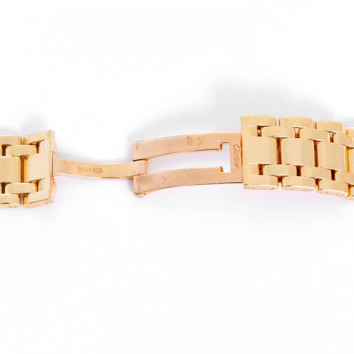 Cartier 18 Karat Yellow Gold Bracelet In Excellent Condition In Dallas, TX